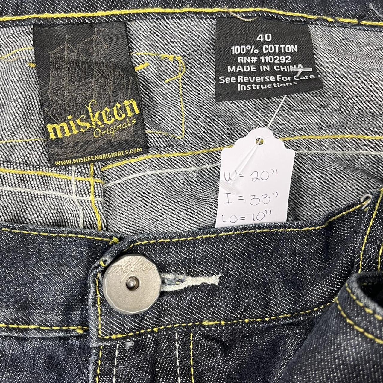 Vintage Y2K Miskeen Pirate Baggy Jeans W20 L33 - Depop