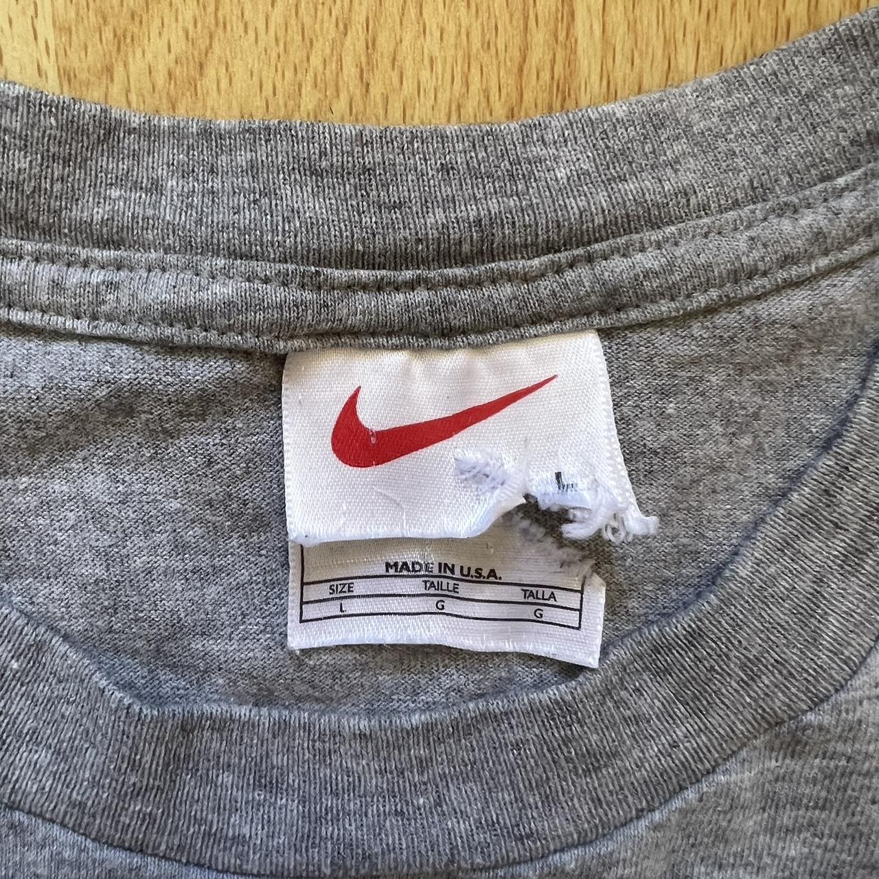 Vintage 90s Nike White Tag Essential Swoosh T Shirt... - Depop