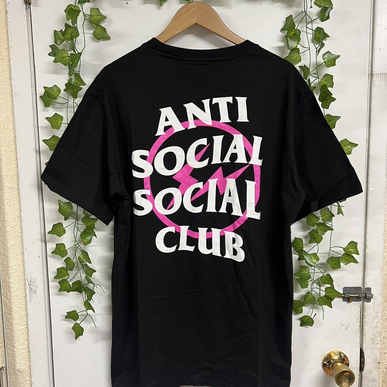 ASSC ANTI SOCIAL SOCIAL CLUB Fragment Pink Bolt... - Depop