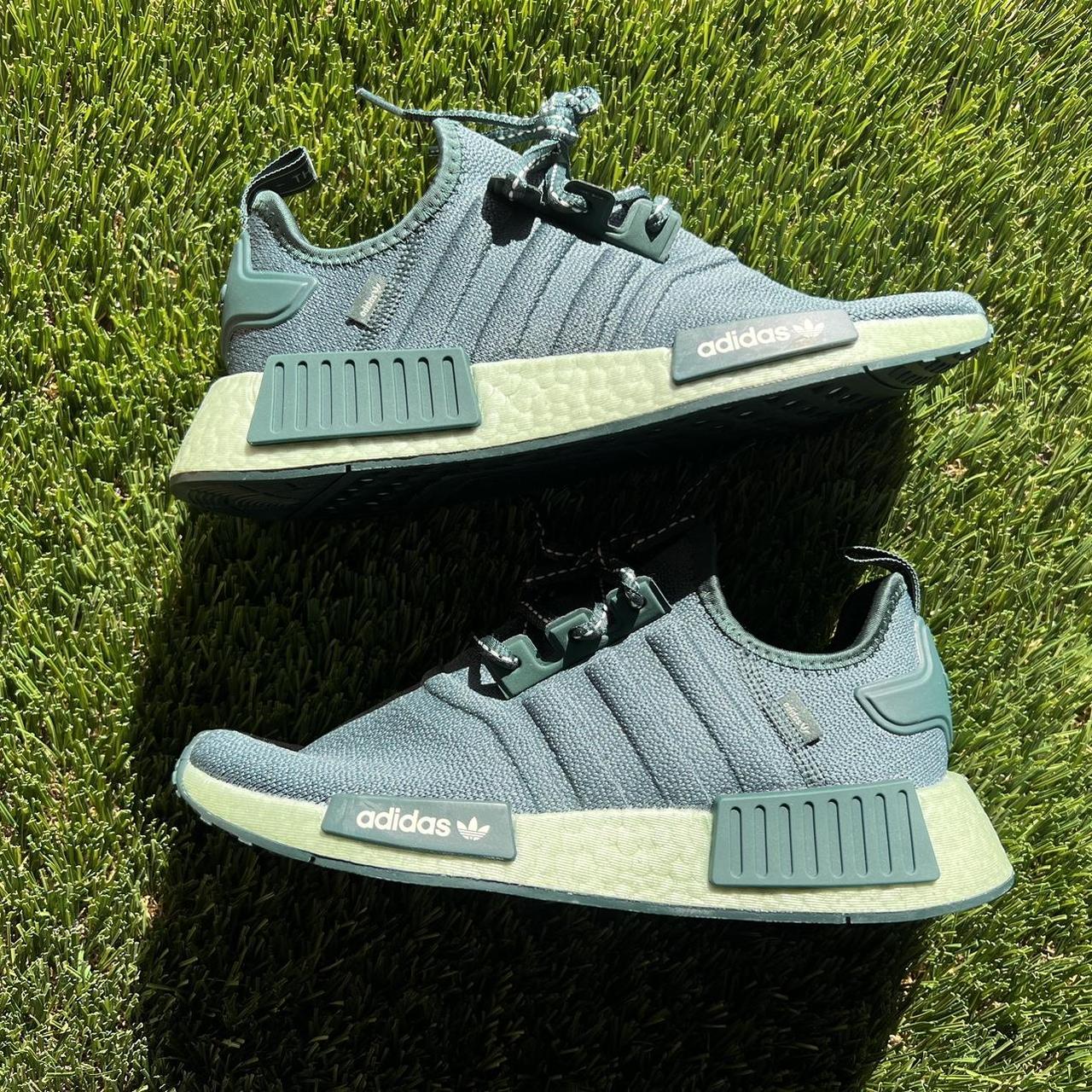 Adidas Originals NMD R1 Linen Green Mineral Womens. Depop