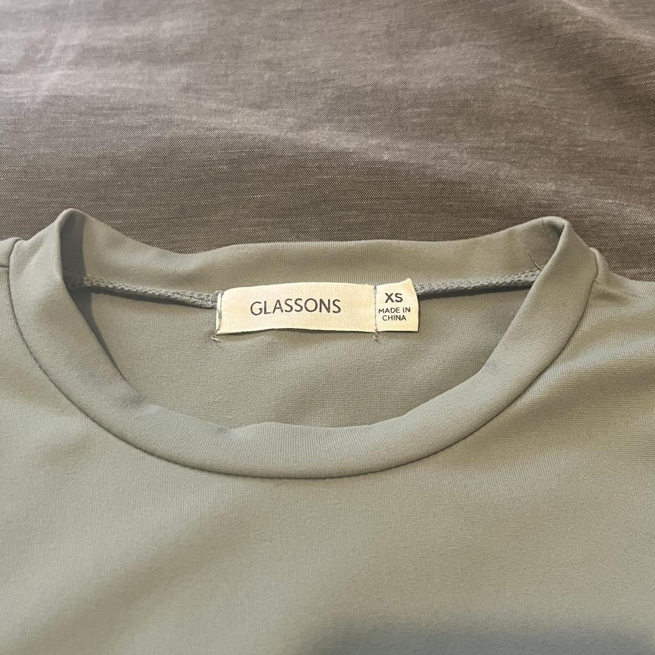 glassons supersoft long line tee x2 size xs green... - Depop