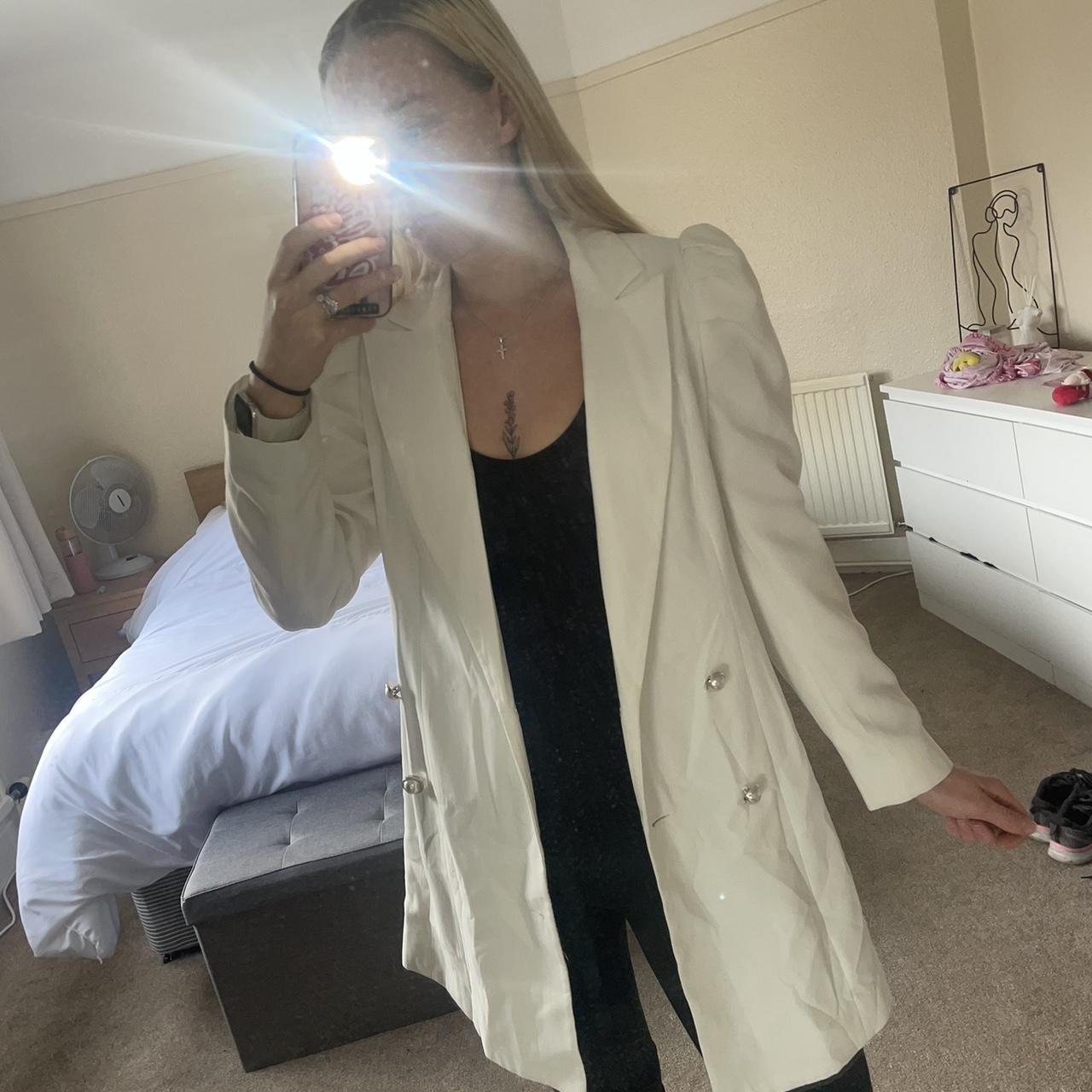 Primark white blazer hotsell