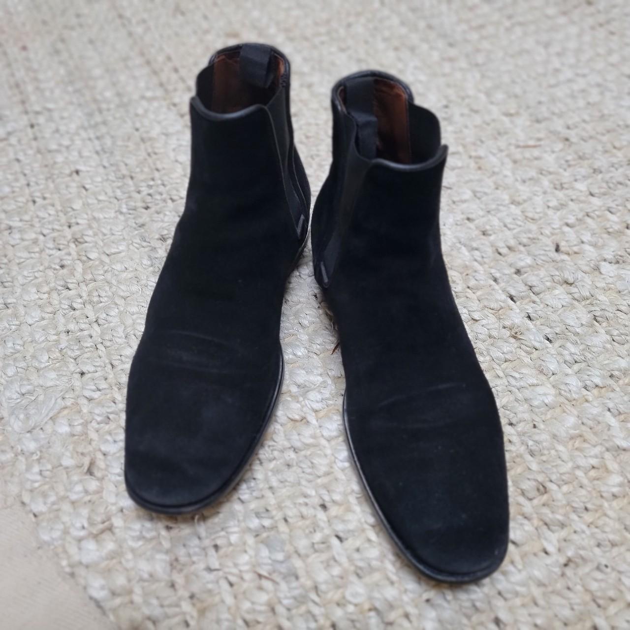 450 Aquatalia Adrian black Suede chelsea Boot Depop