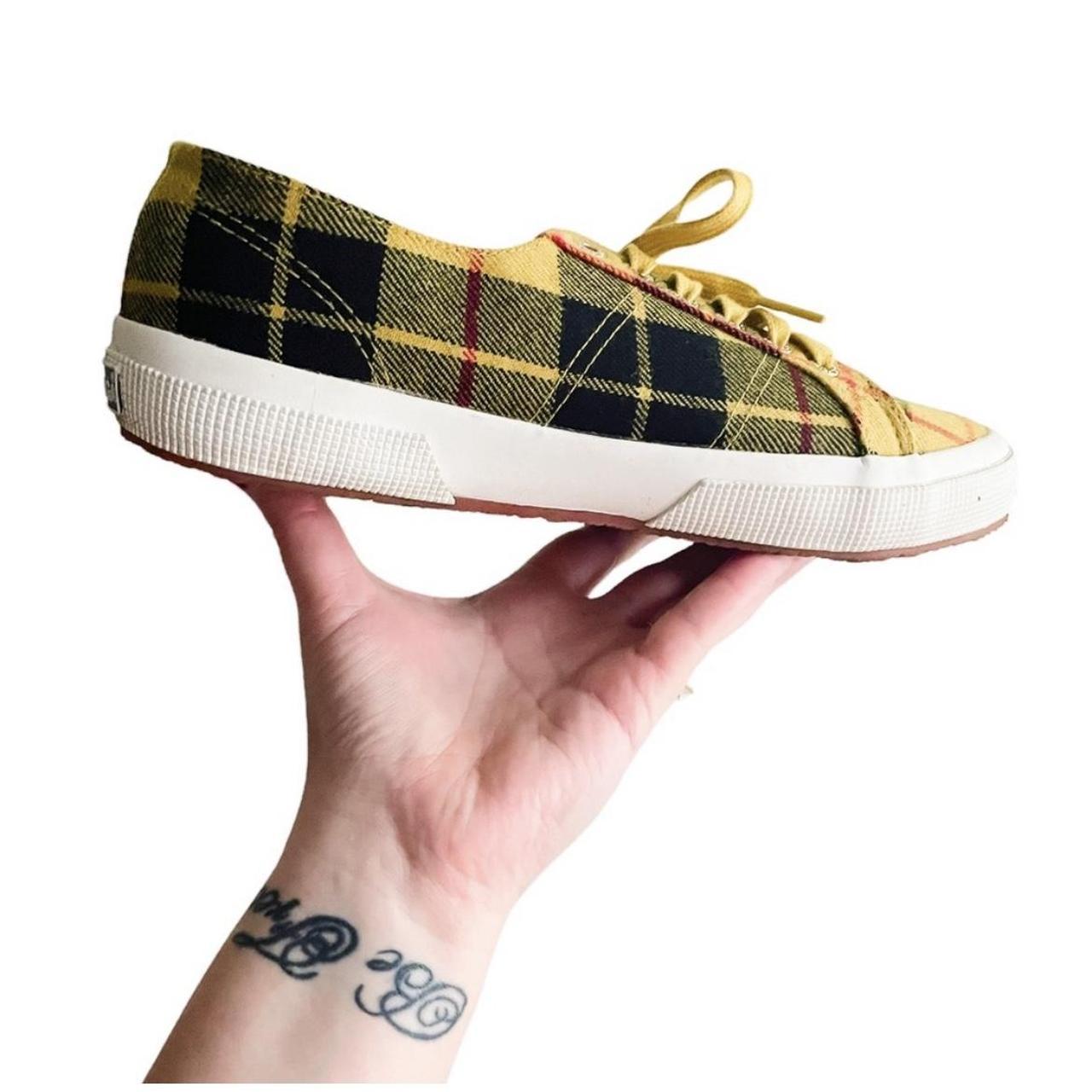 Superga plaid clearance shoes