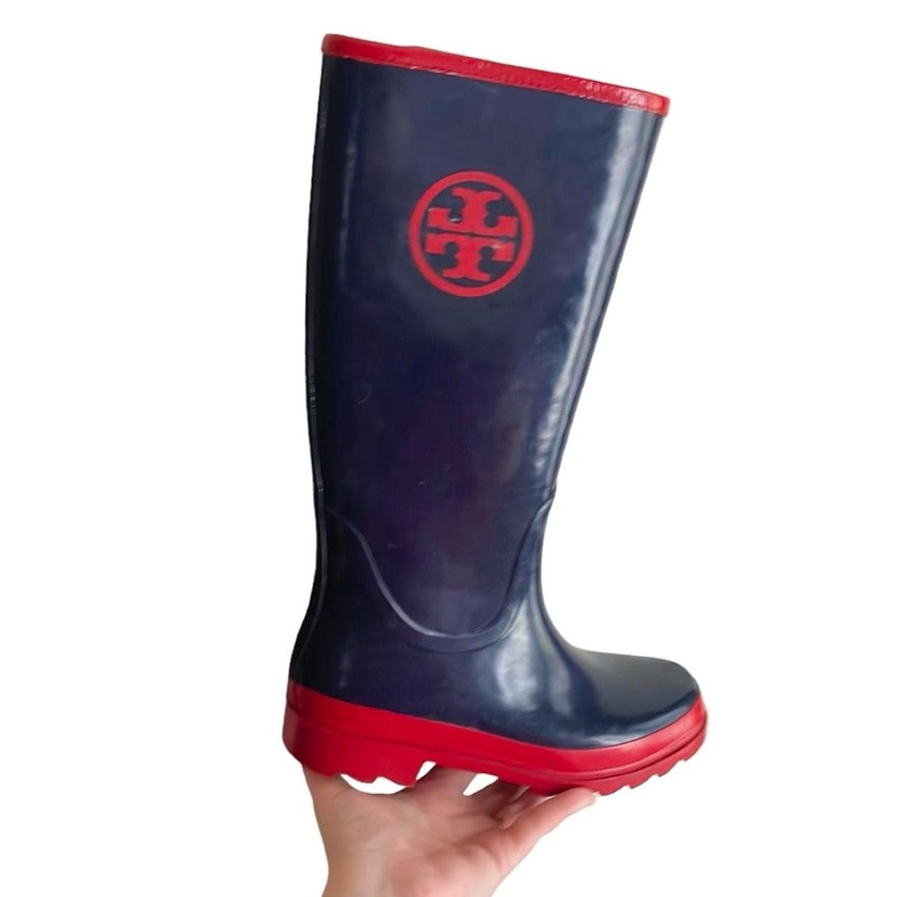 Tory burch rain boots hotsell size 8