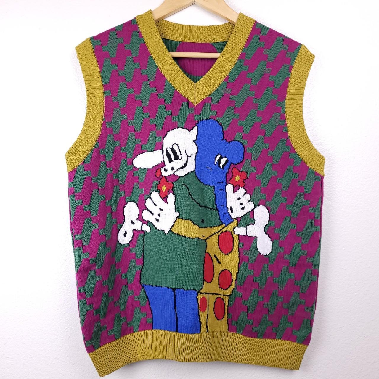 Kina And Tam Best Friends Sweater Vest In Like New Depop