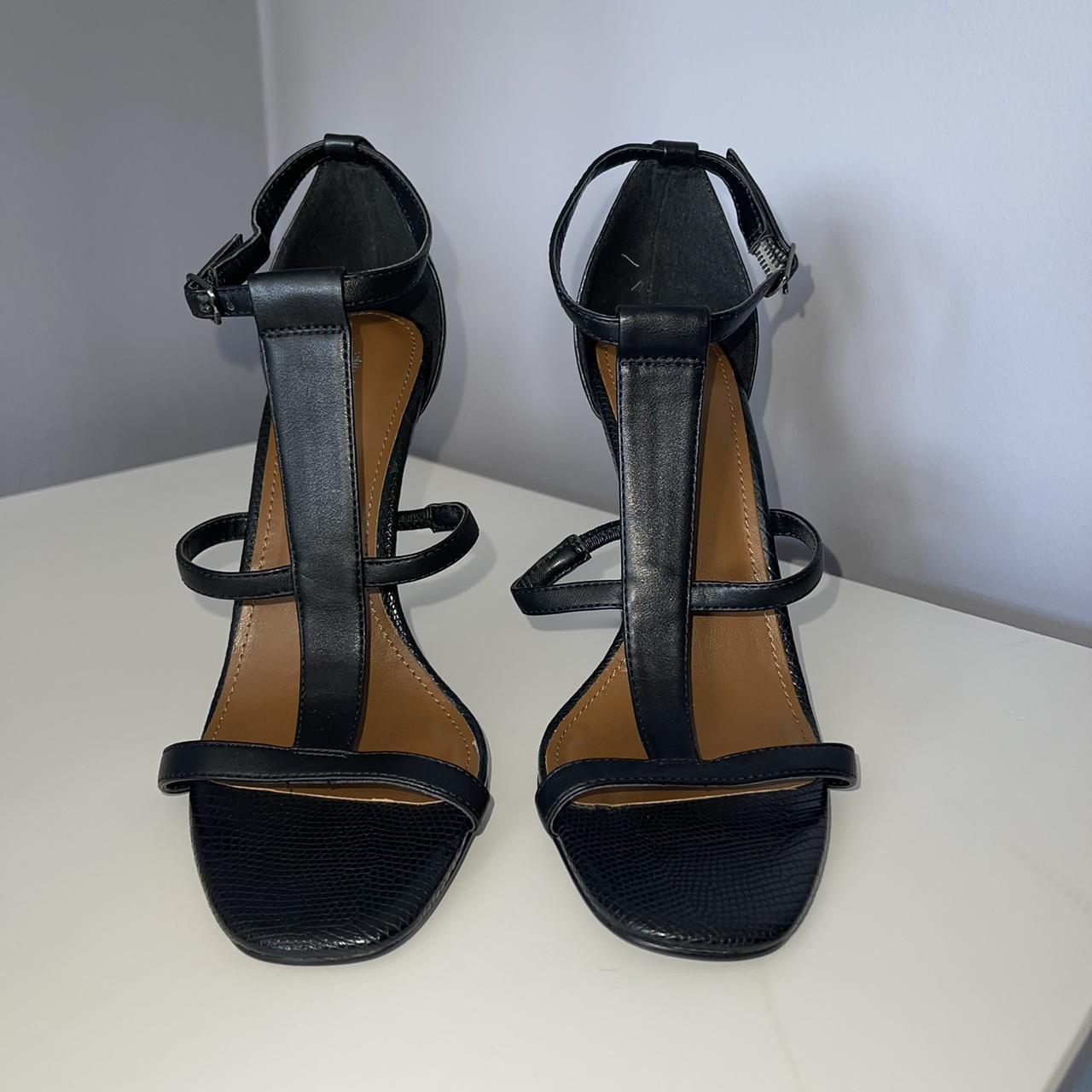Next Women's Black Sandals Depop