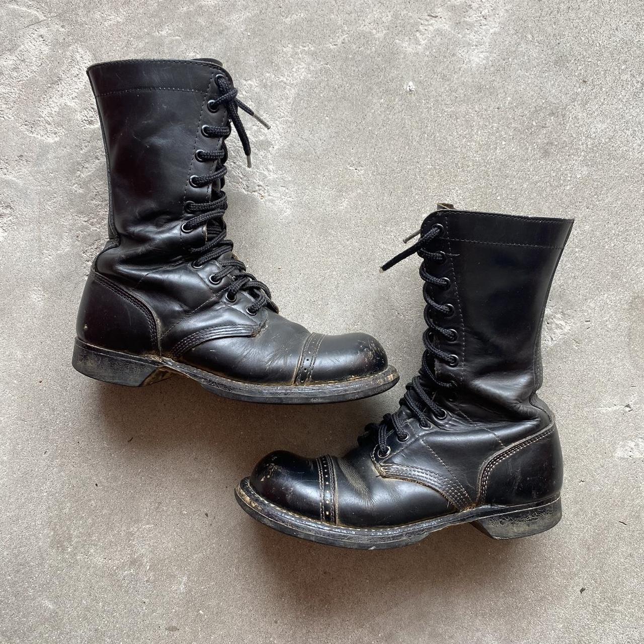 Vintage 60s Corcoran Brand of Quality Black Leather | Depop Vintage 60s Corcoran Brand of Quality Black Leather | Depop