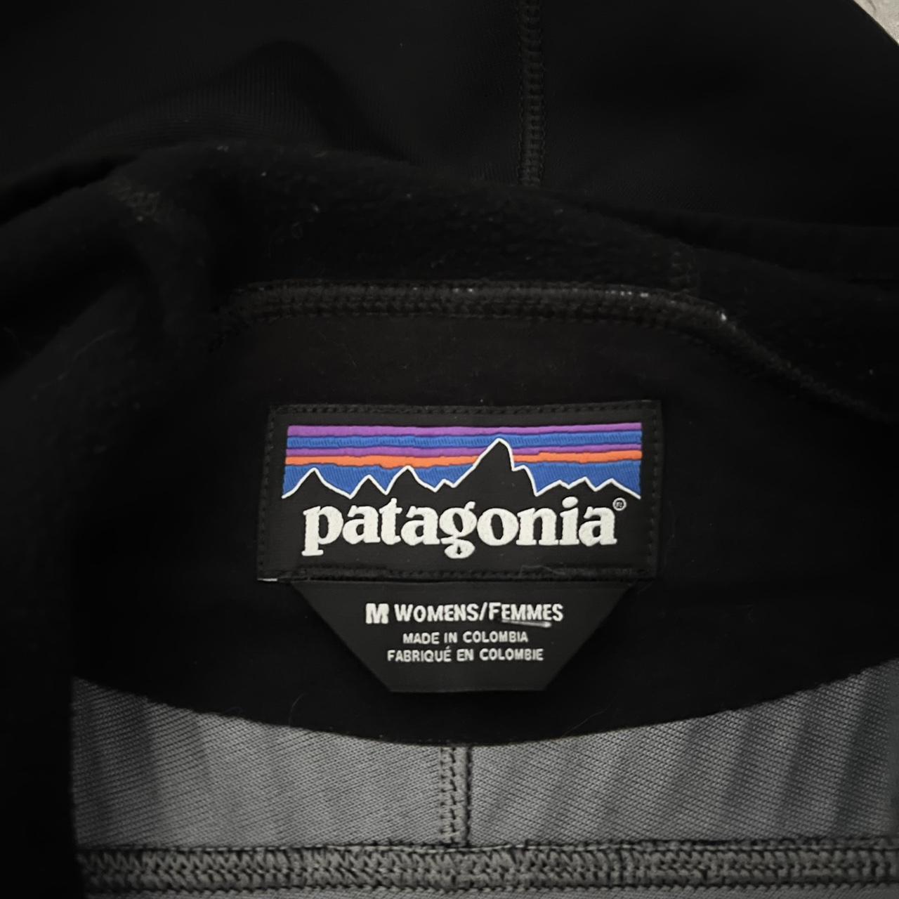 Patagonia black jacket womens M Good used condition - Depop