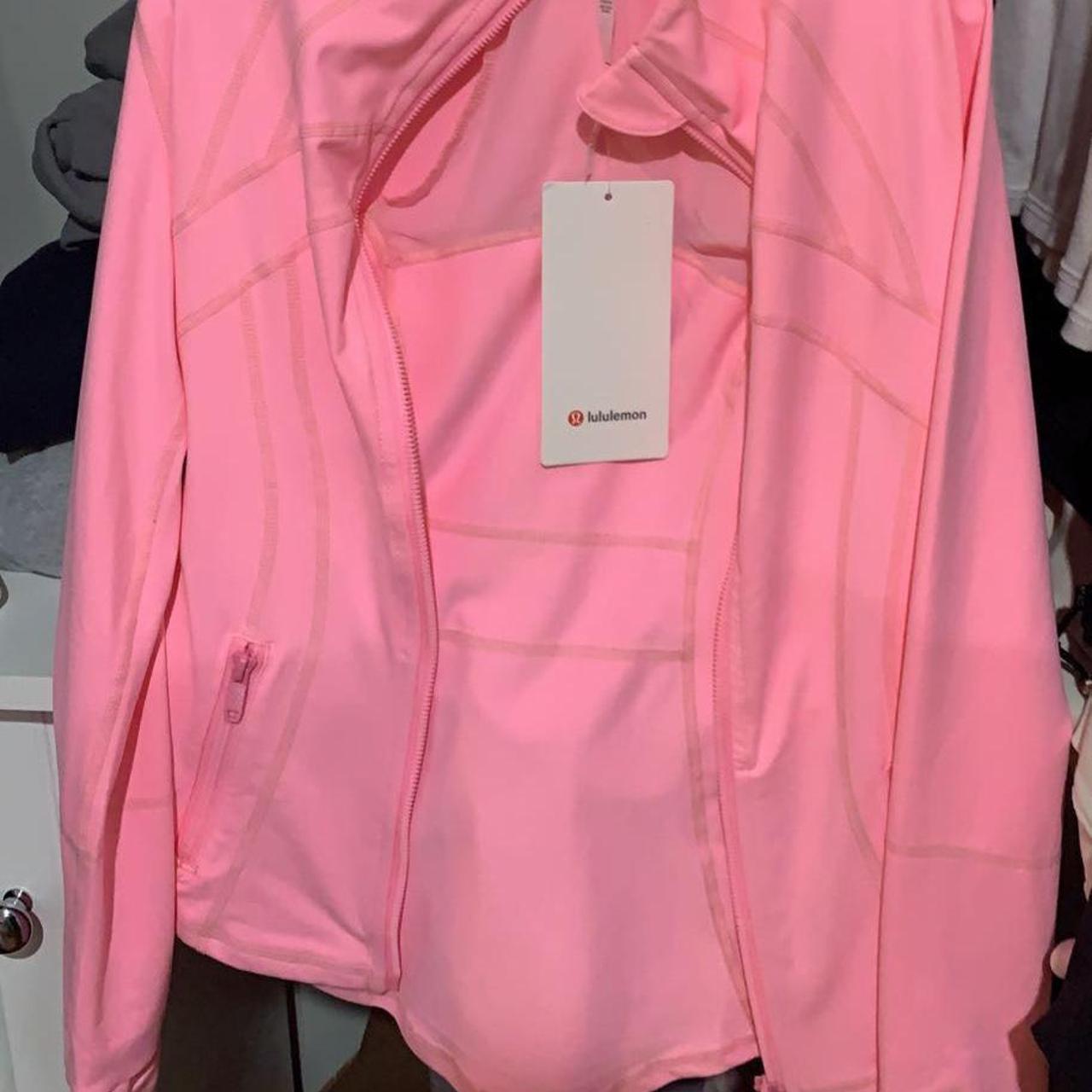 Lululemon pink align jacket. Brand new Lululemon... Depop