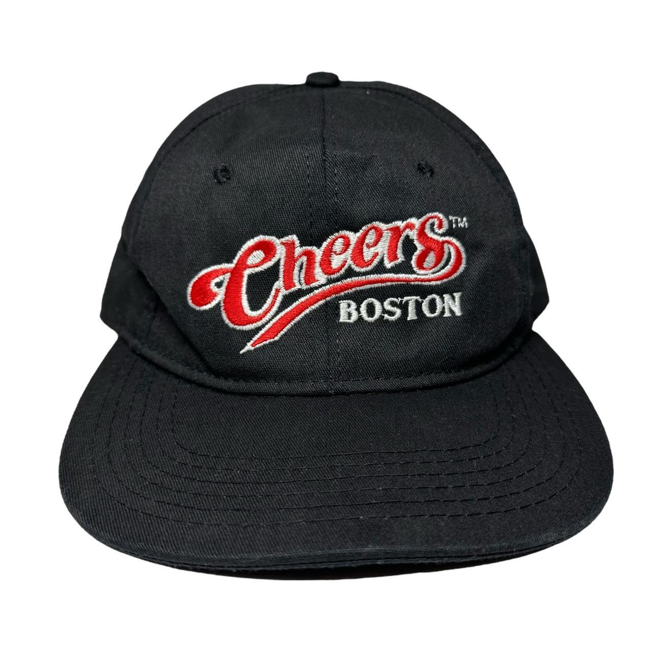 Vintage Cheers Boston Hat Snapback TV Sitcom Black... - Depop