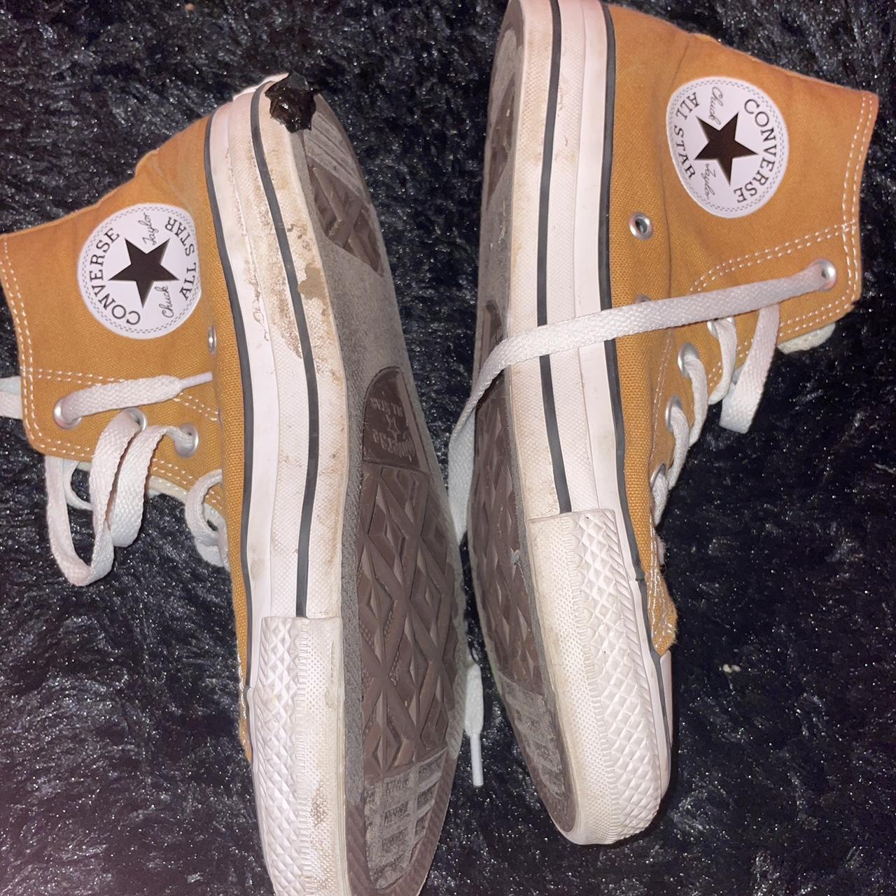 mustard yellow converse