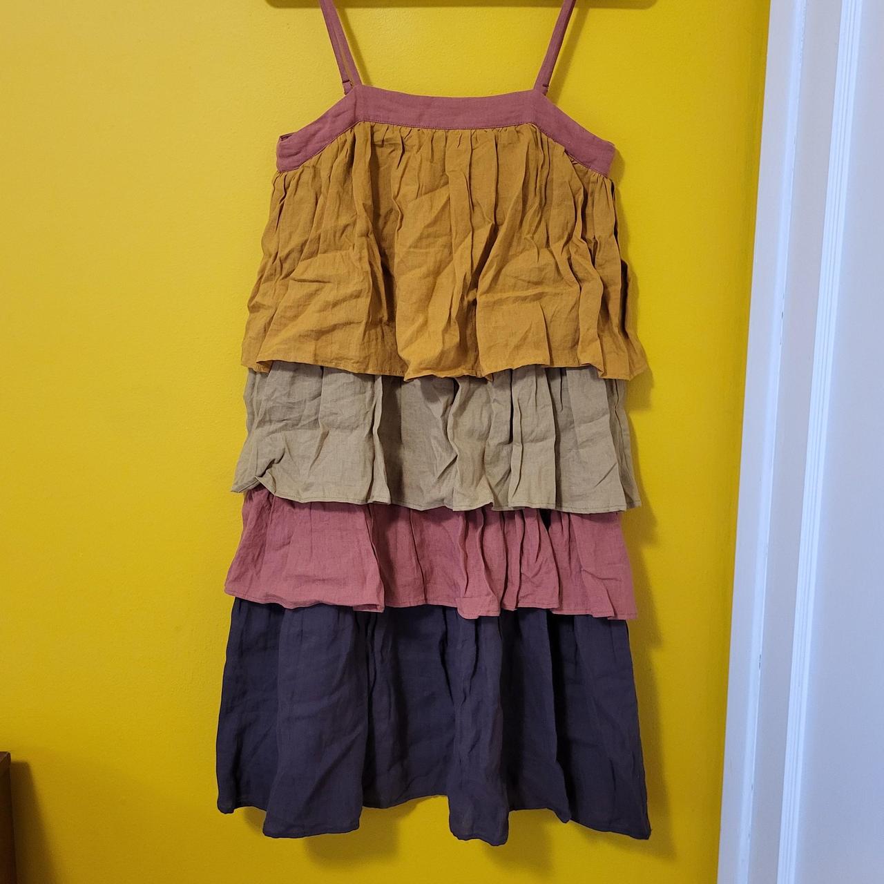 LF Markey  Women's Brown and Khaki Dress (2)