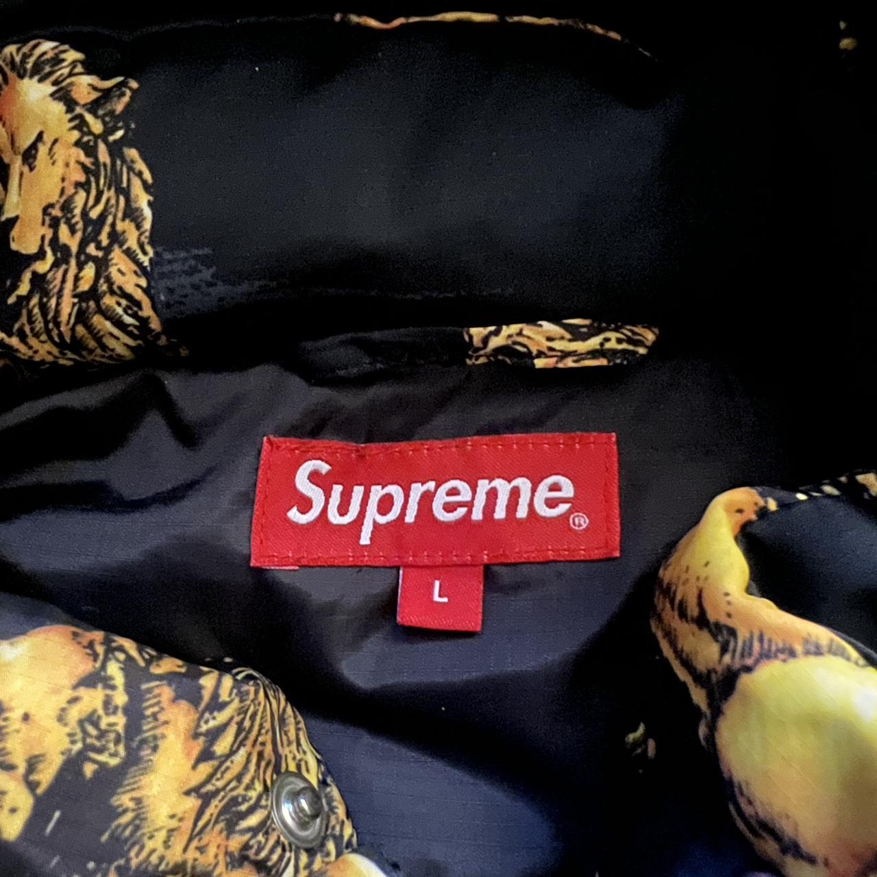 Supreme Puffer Backpack “Blue Paisley” FW22 BRAND - Depop