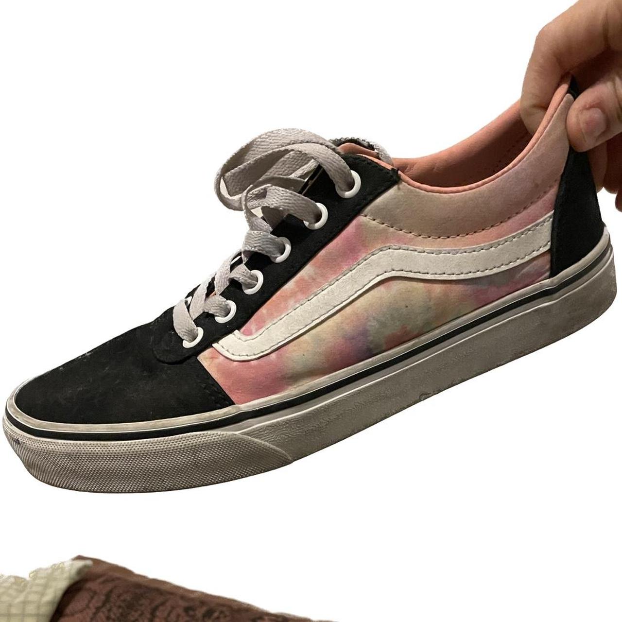 Black pink cheap vans