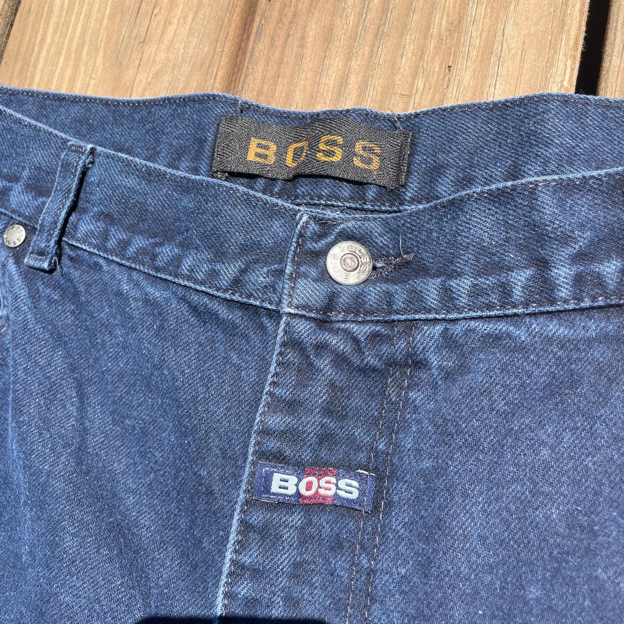 Vintage BOSS baggy jeans. Back pocket hit Size: - Depop