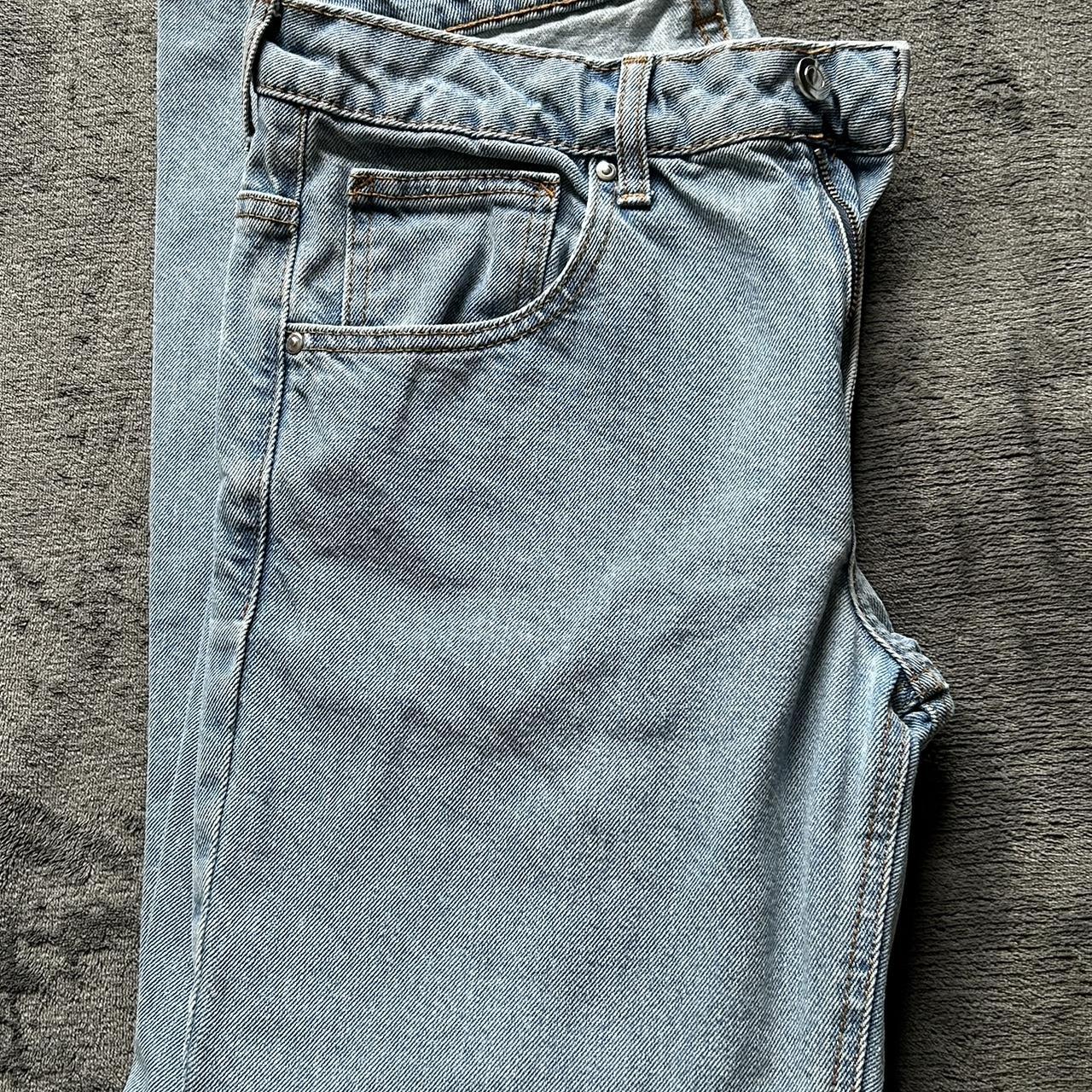 Asos Design classic rigid jeans in tinted light Depop