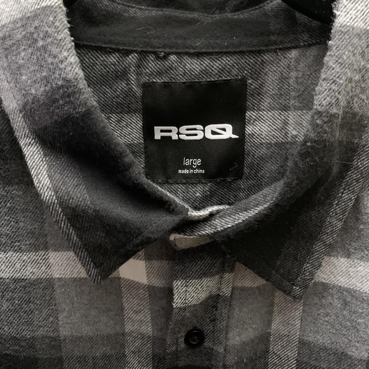 Tillys Men's Black and White Shirt Depop