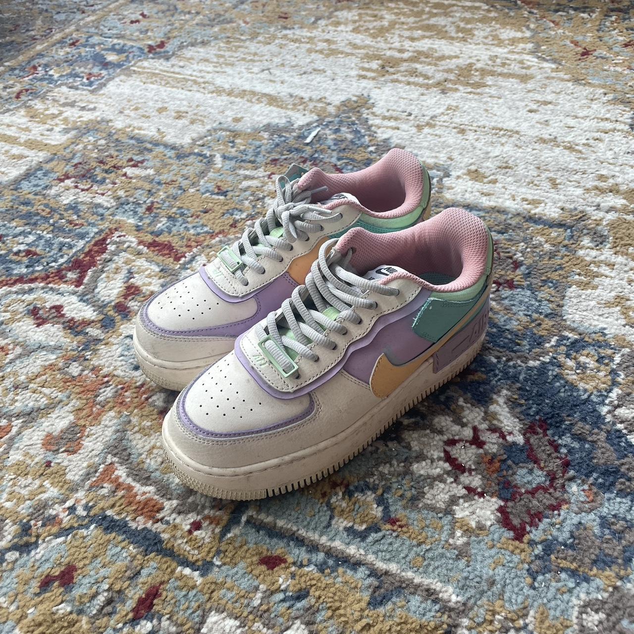 Nike Air Force 1 Shadow 'Pastel' Comes with 3 - Depop