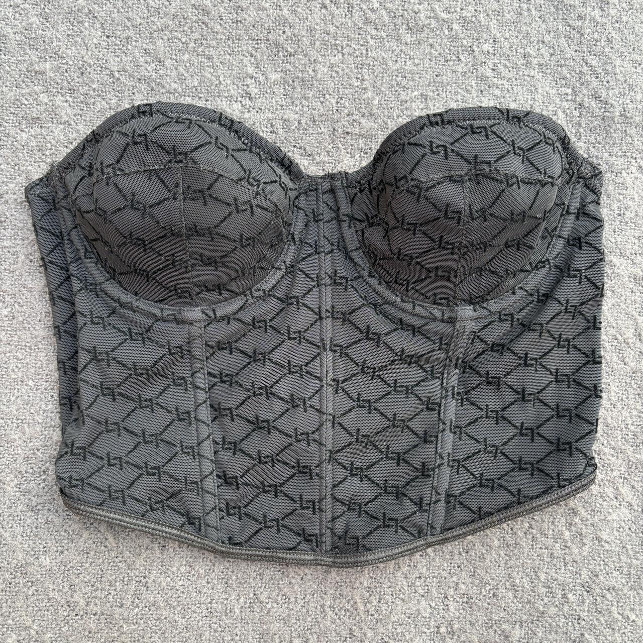 Primark Black Corset Top, Size: 34B, Would also fit a...