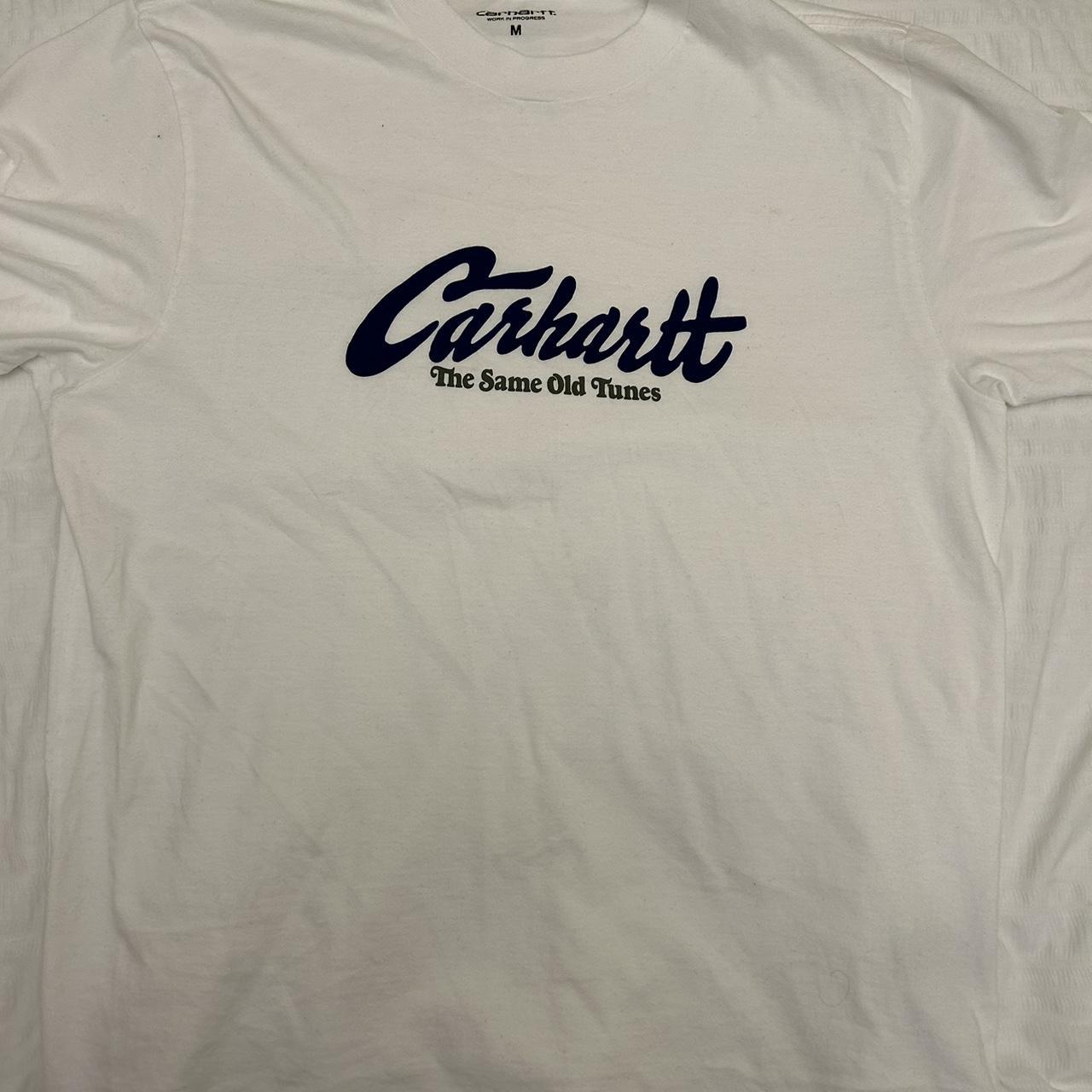 Carhartt white Tshirt 🍏size S #carhartt #dickies... - Depop