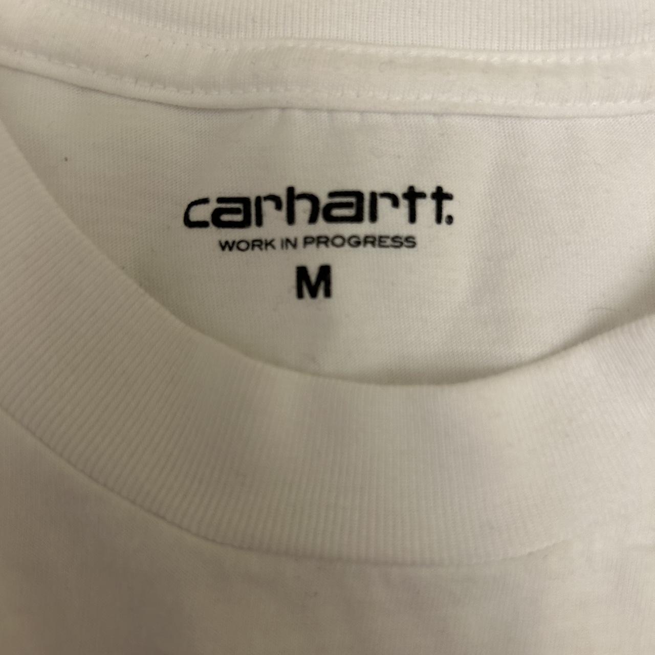 Carhartt white Tshirt 🍏size S #carhartt #dickies... - Depop