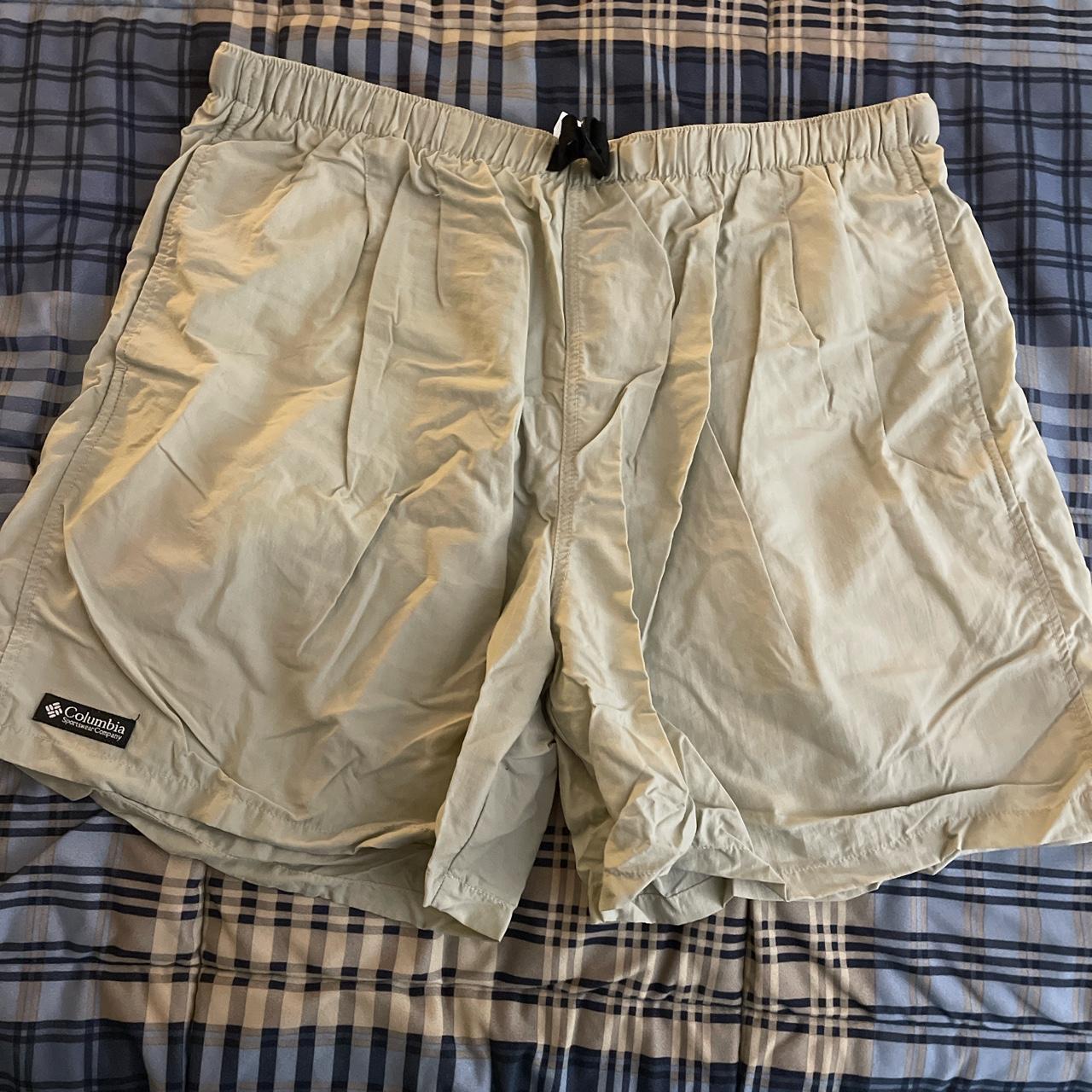 Columbia shorts with the netting cut out, size... Depop
