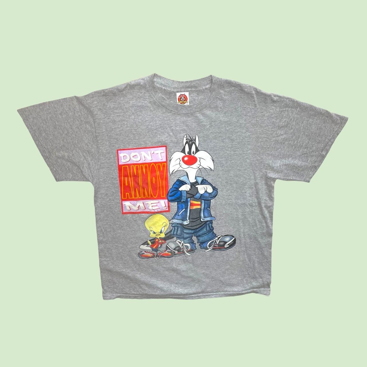 Looney Tunes Men's T-Shirt - Grey - L