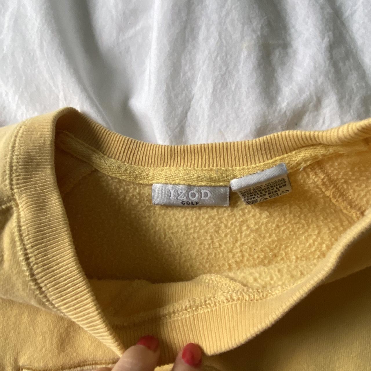 Izod sales yellow sweatshirt