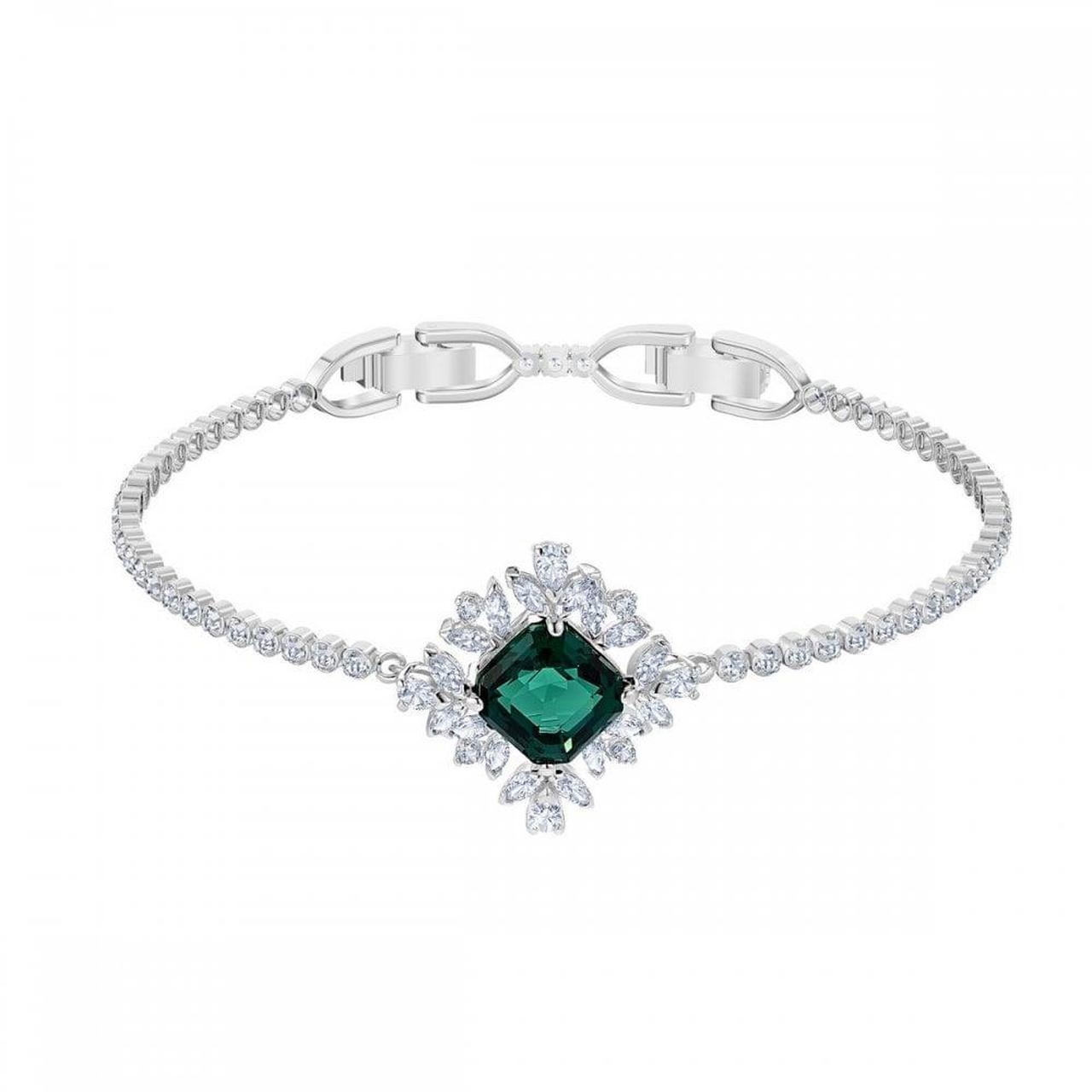 Emerald green discount swarovski bracelet