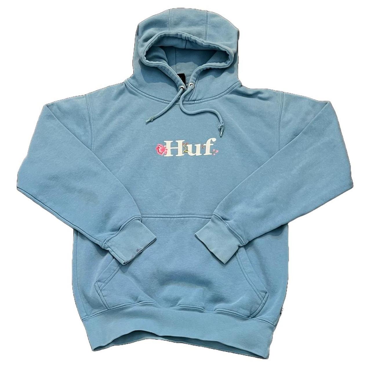 HUF Worldwide Hoodie Men s Size Small Great