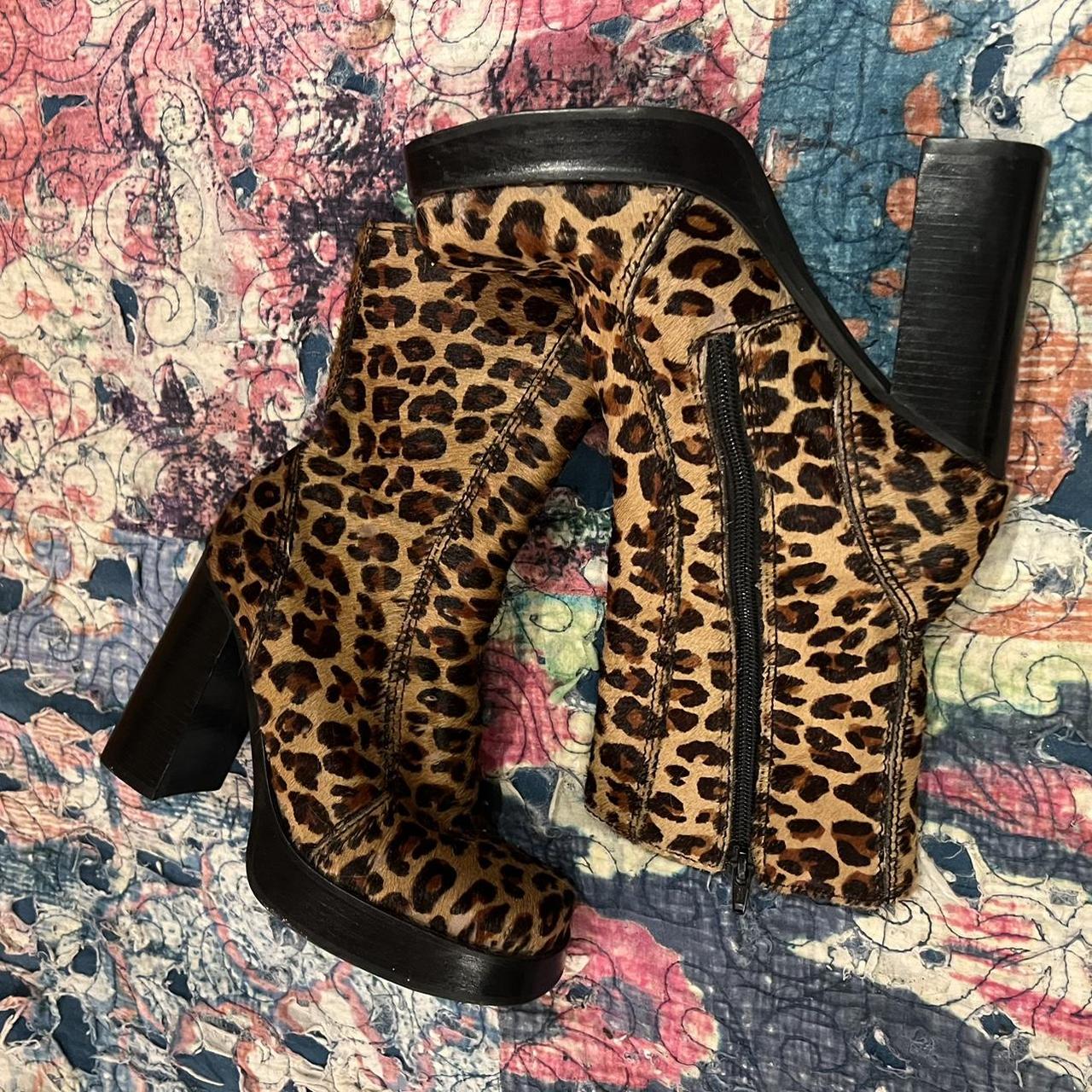 Boots leopard steve on sale madden