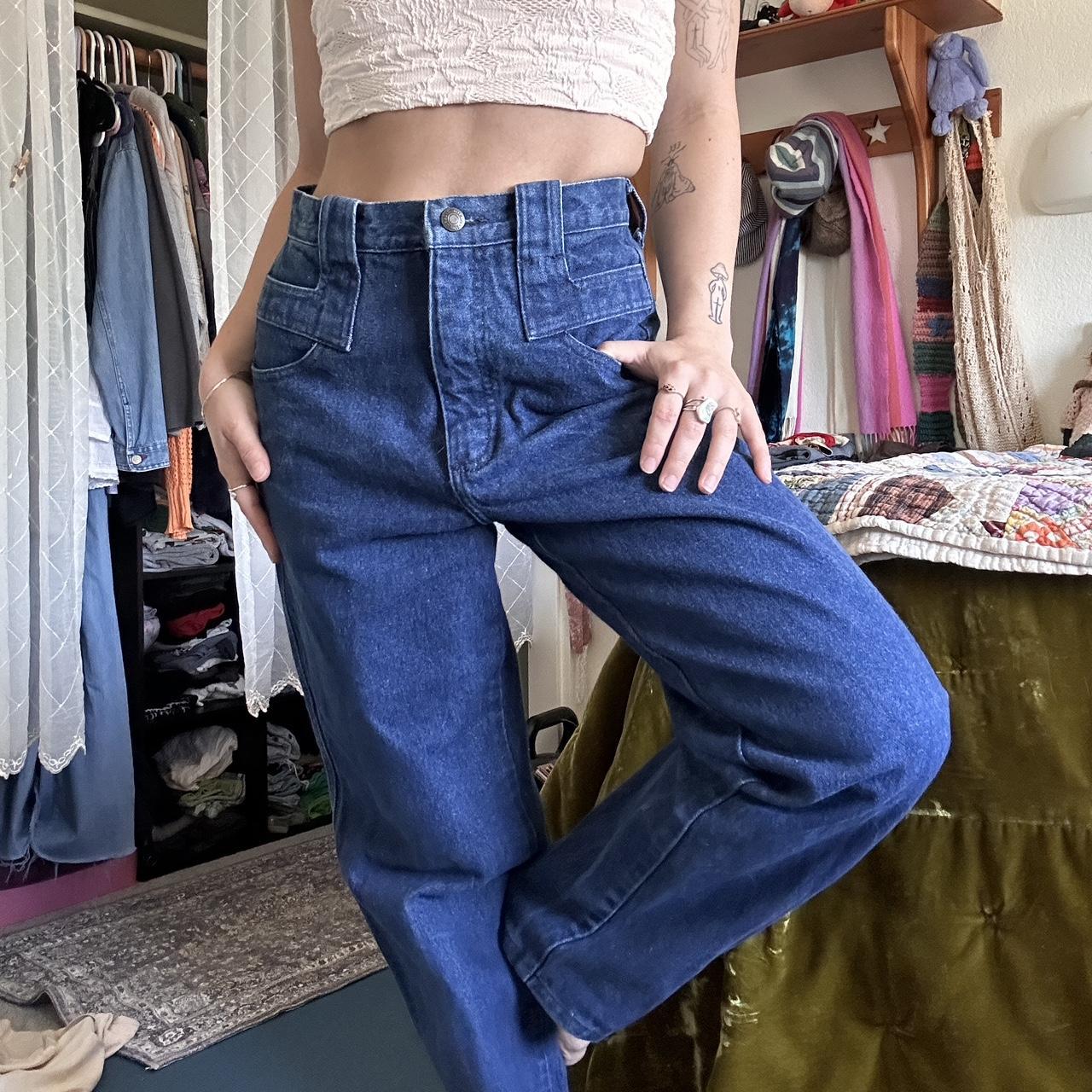 Vintage high waisted hot sale wrangler jeans