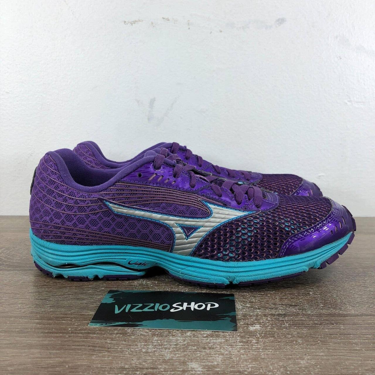 Mizuno Wave Sayonara 3 Purple Blue Running Shoes