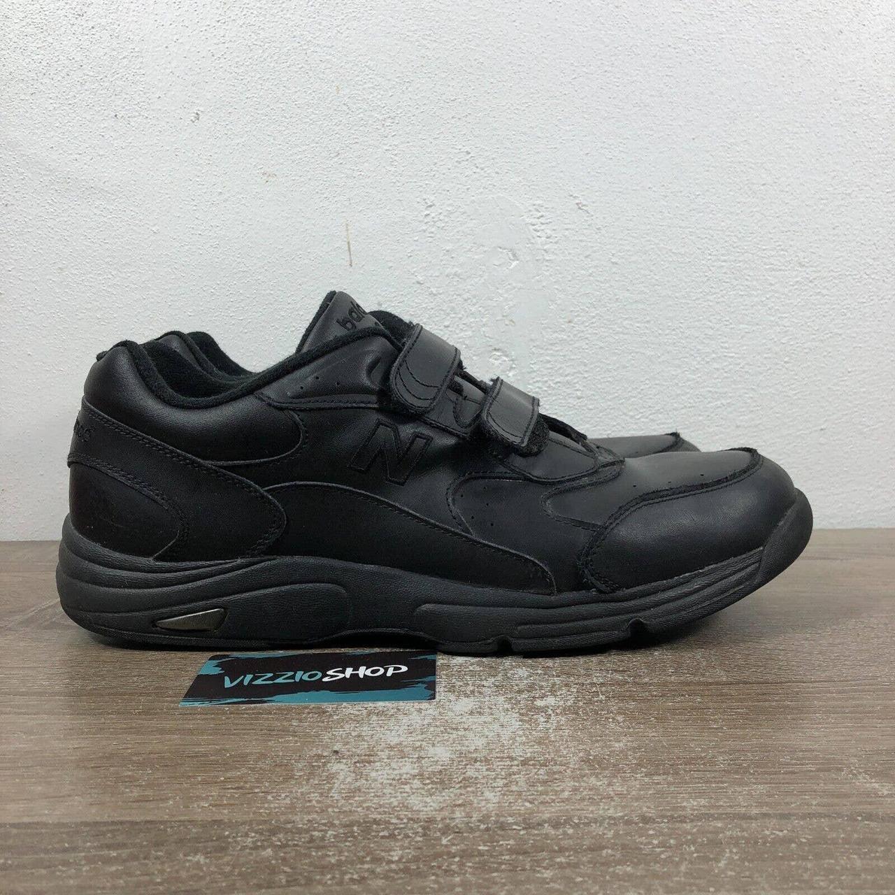 New Balance 873 Hook and Loop Black Walking... - Depop