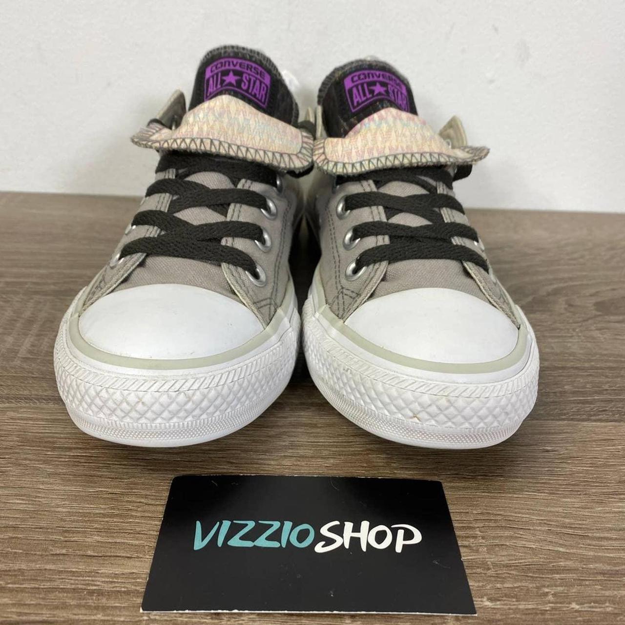 Grey and purple on sale converse