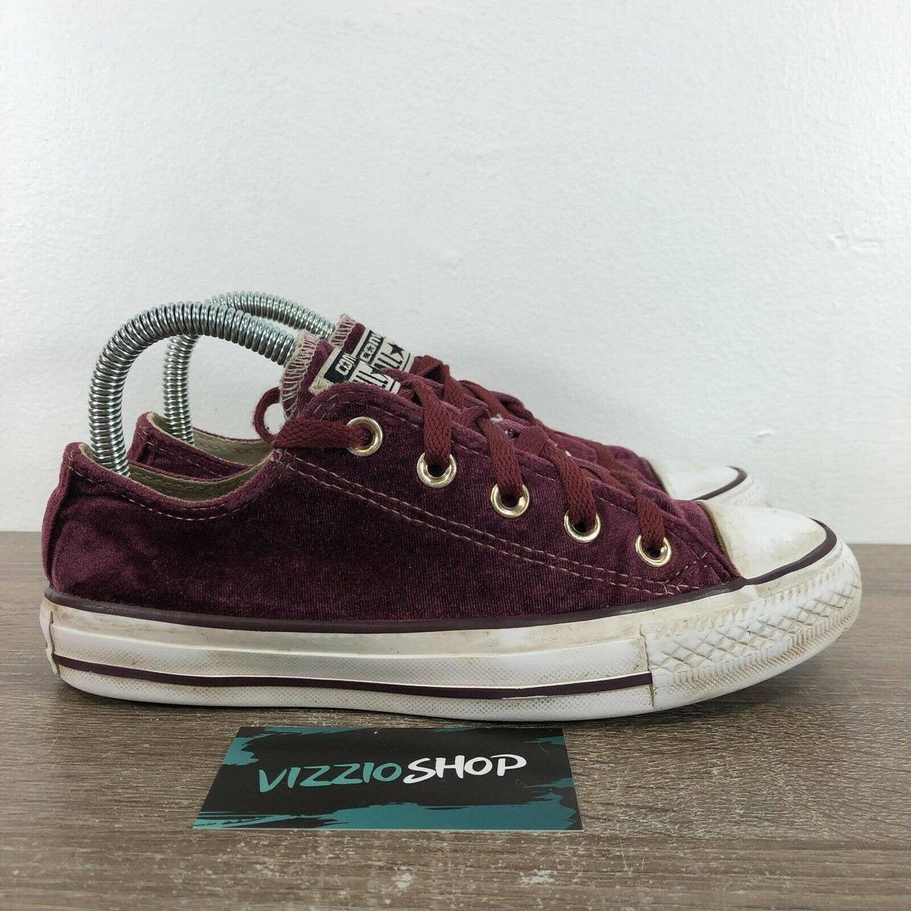 Velvet on sale converse shoes