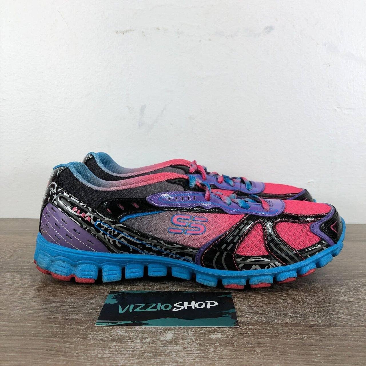 Skechers multi deals colored running shoes