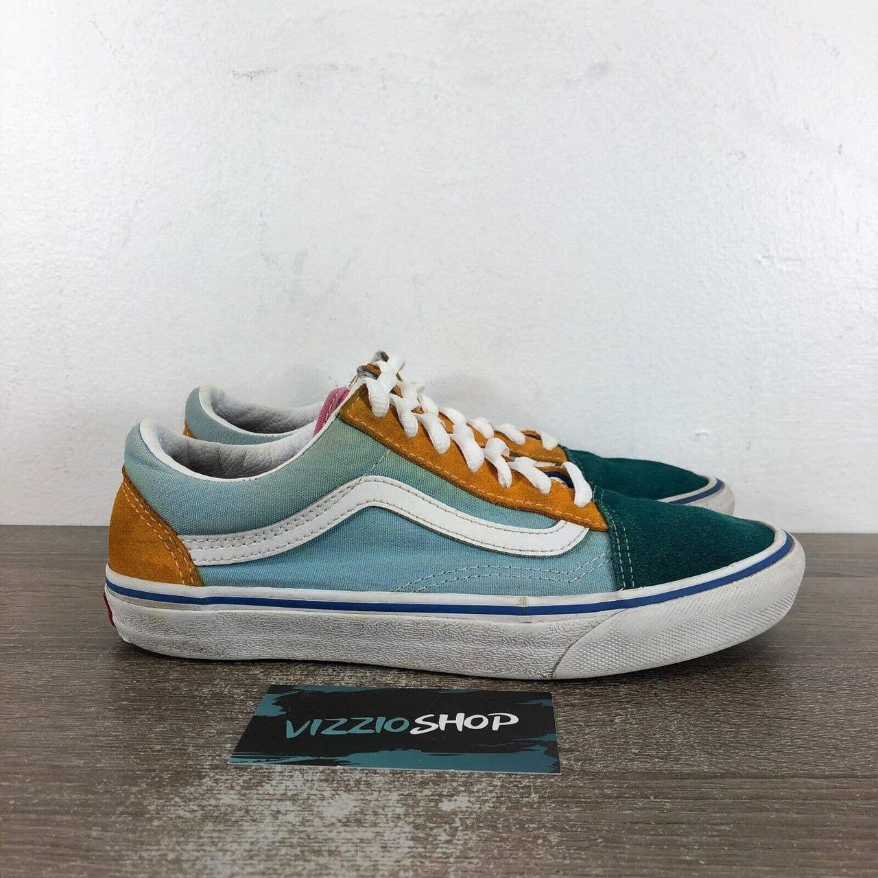 Vans blue clearance green yellow