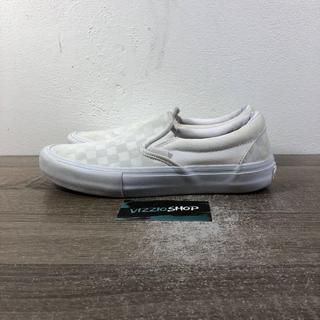 Vans slip on pro sale reflect white