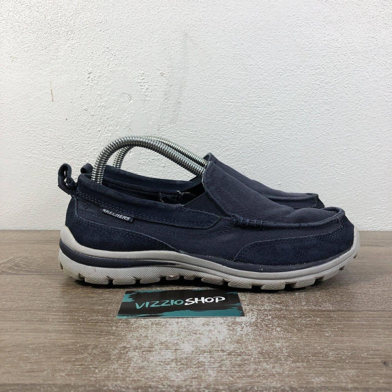 Skechers - navy 'superior' hotsell slip-on shoes