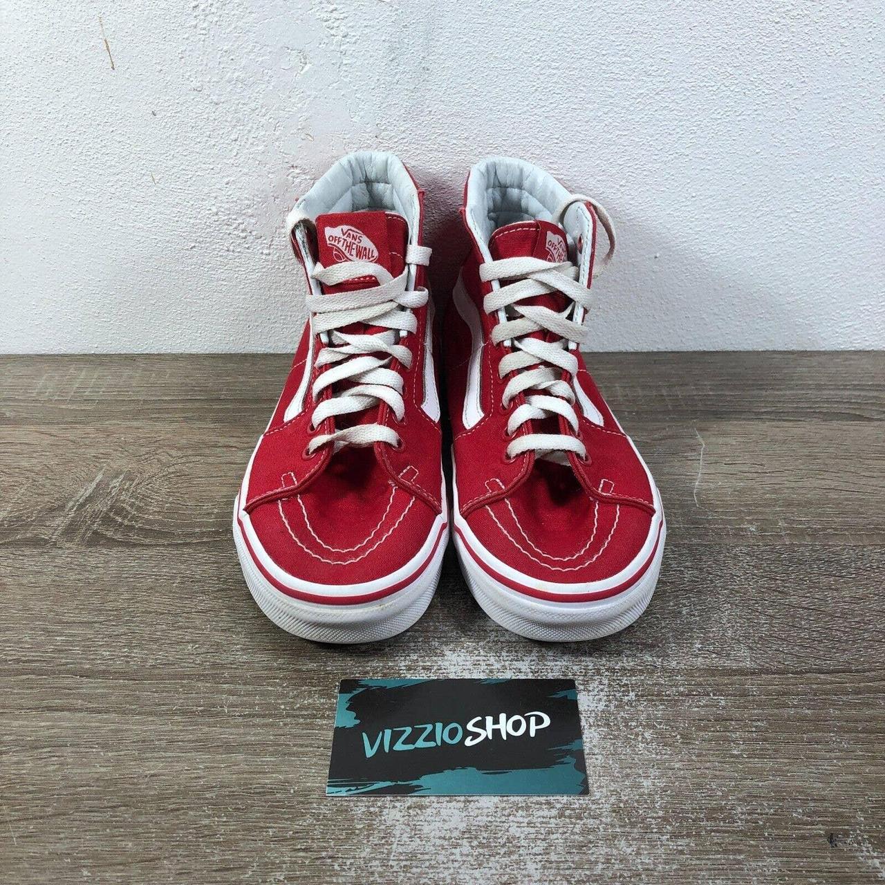 Vans sk8 hotsell hi womens red