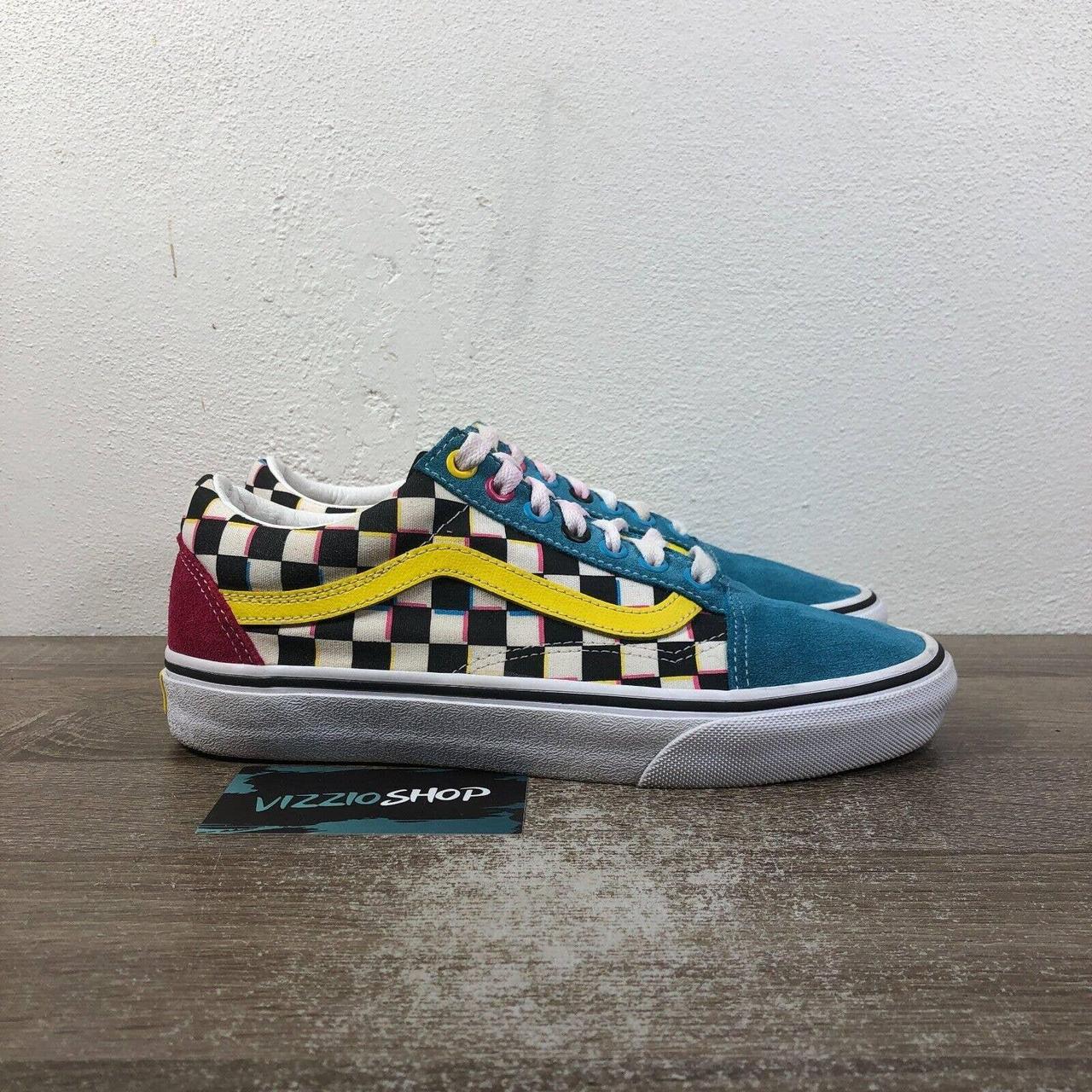 Multicolored old hotsell skool vans