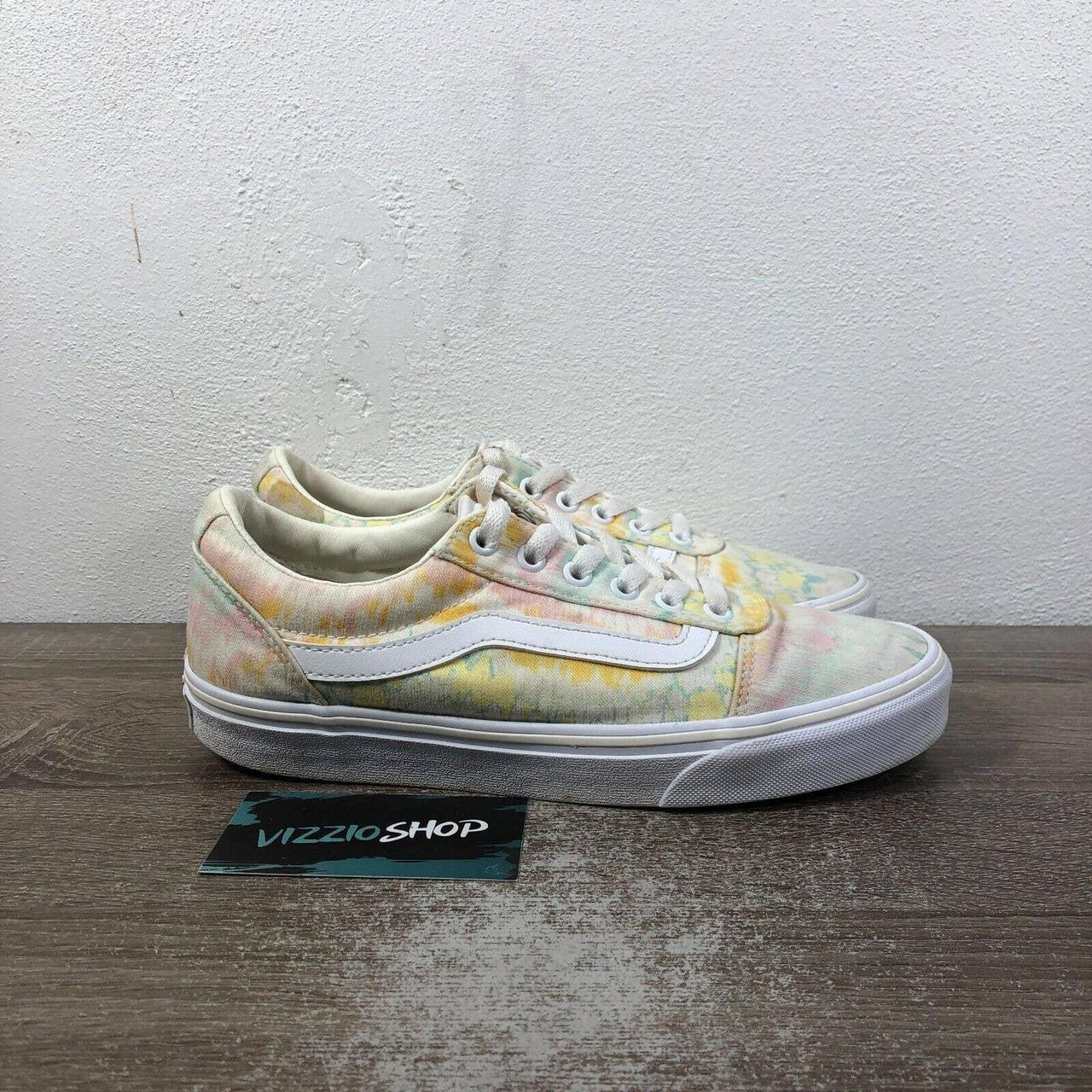 Multi coloured outlet vans old skool