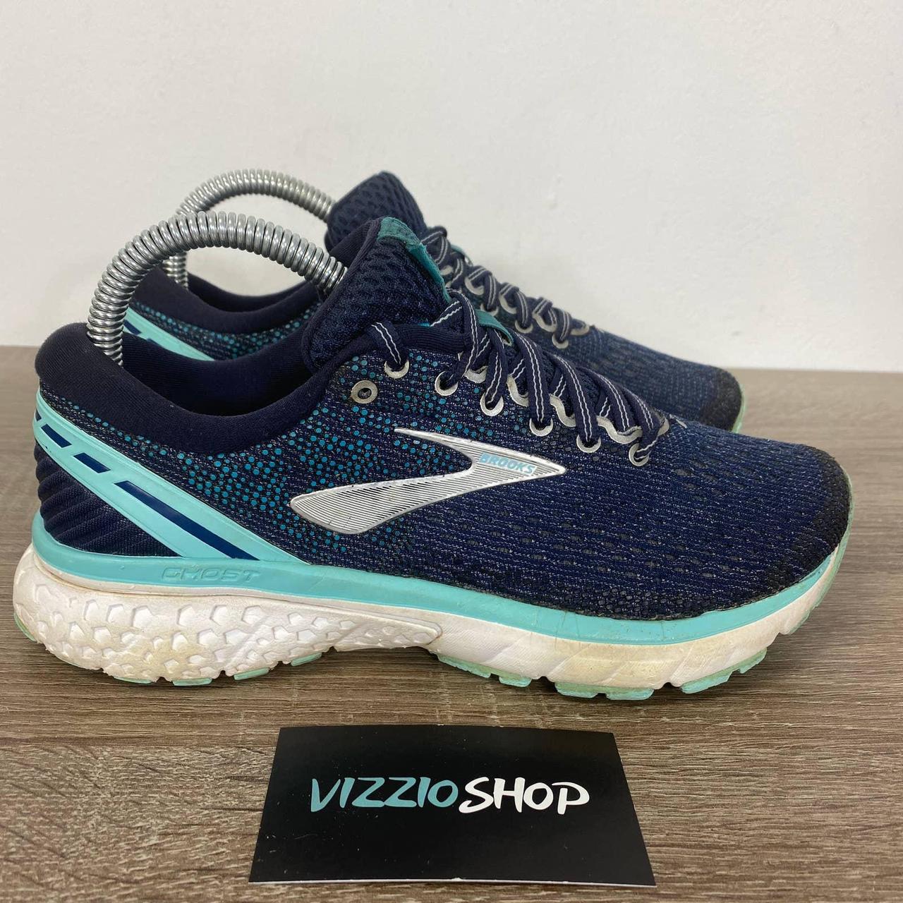 Brooks navy blue running sales shoes