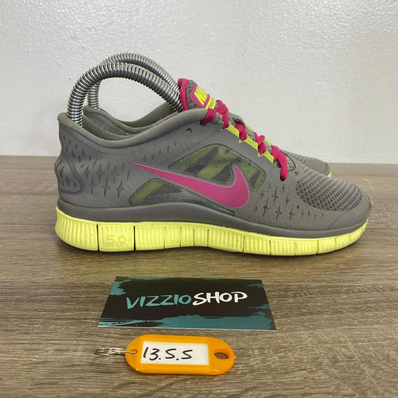 Nike free shop 5.0 grey yellow