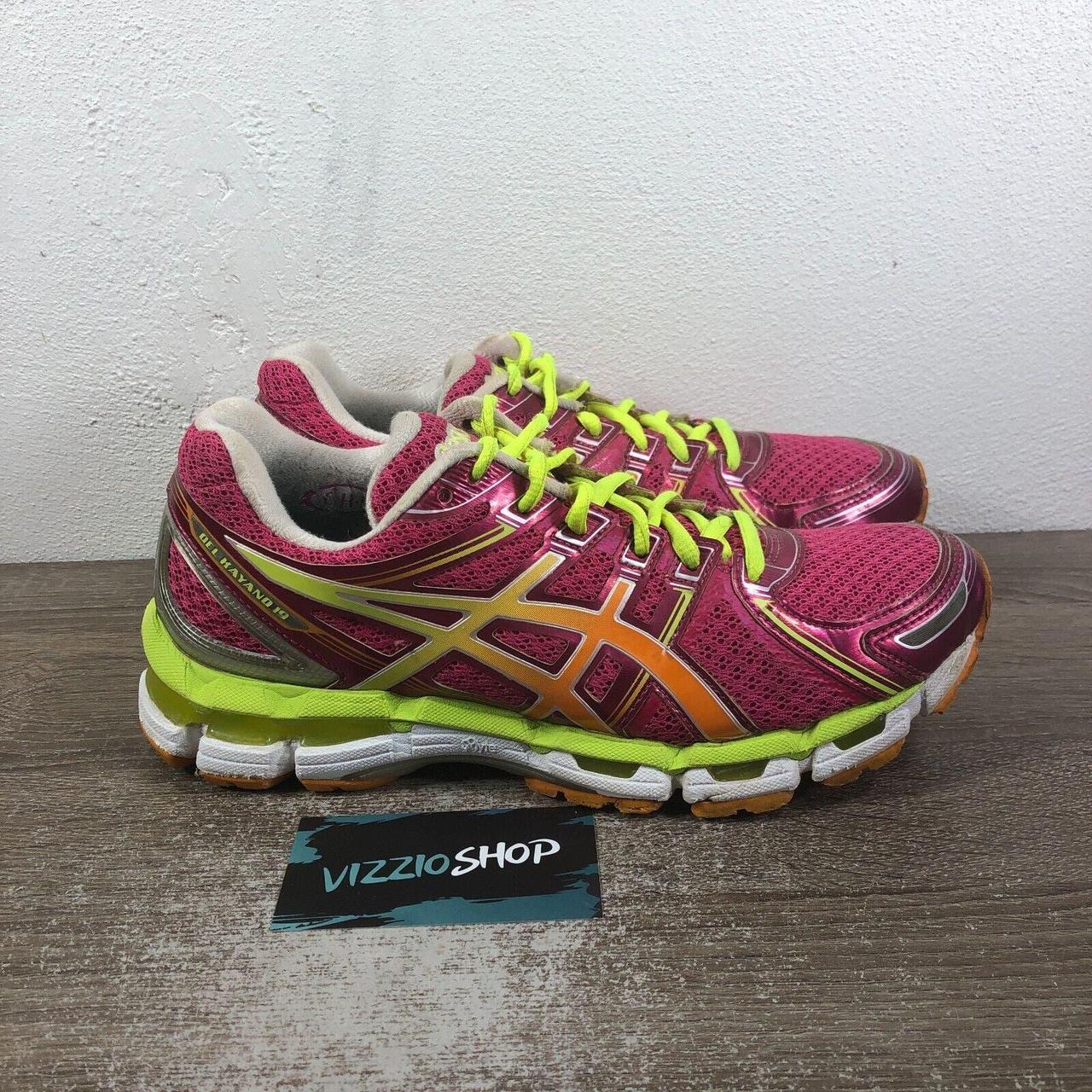 Asics GEL Kayano 19 Neon Pink Sunshine Running Shoes