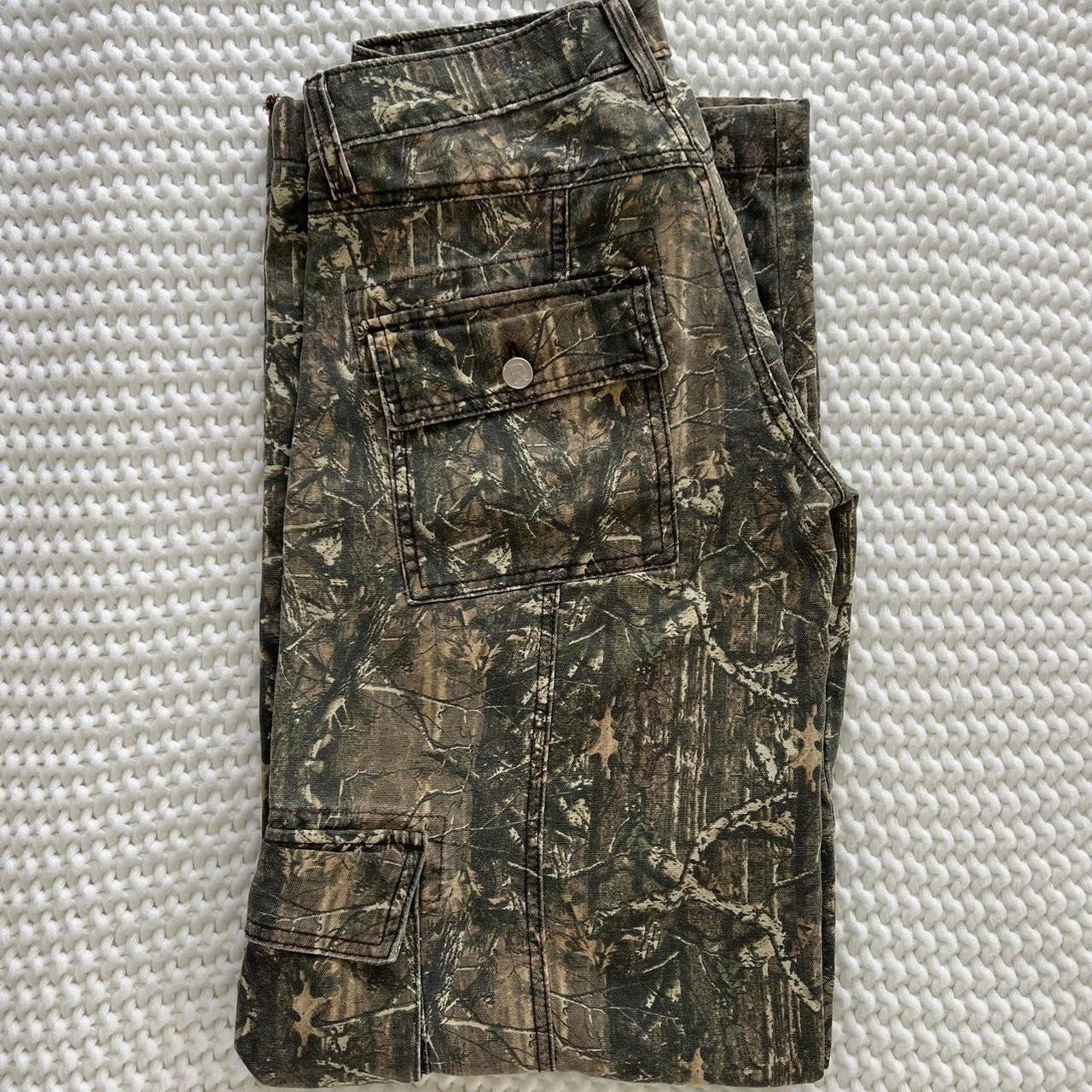 Revice Denim low rise camo pants. Size 26 NWOT - Depop