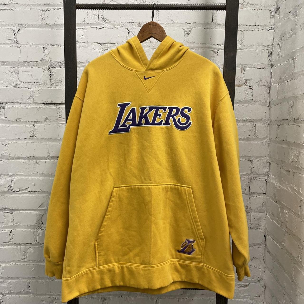 lakers hoodie yellow