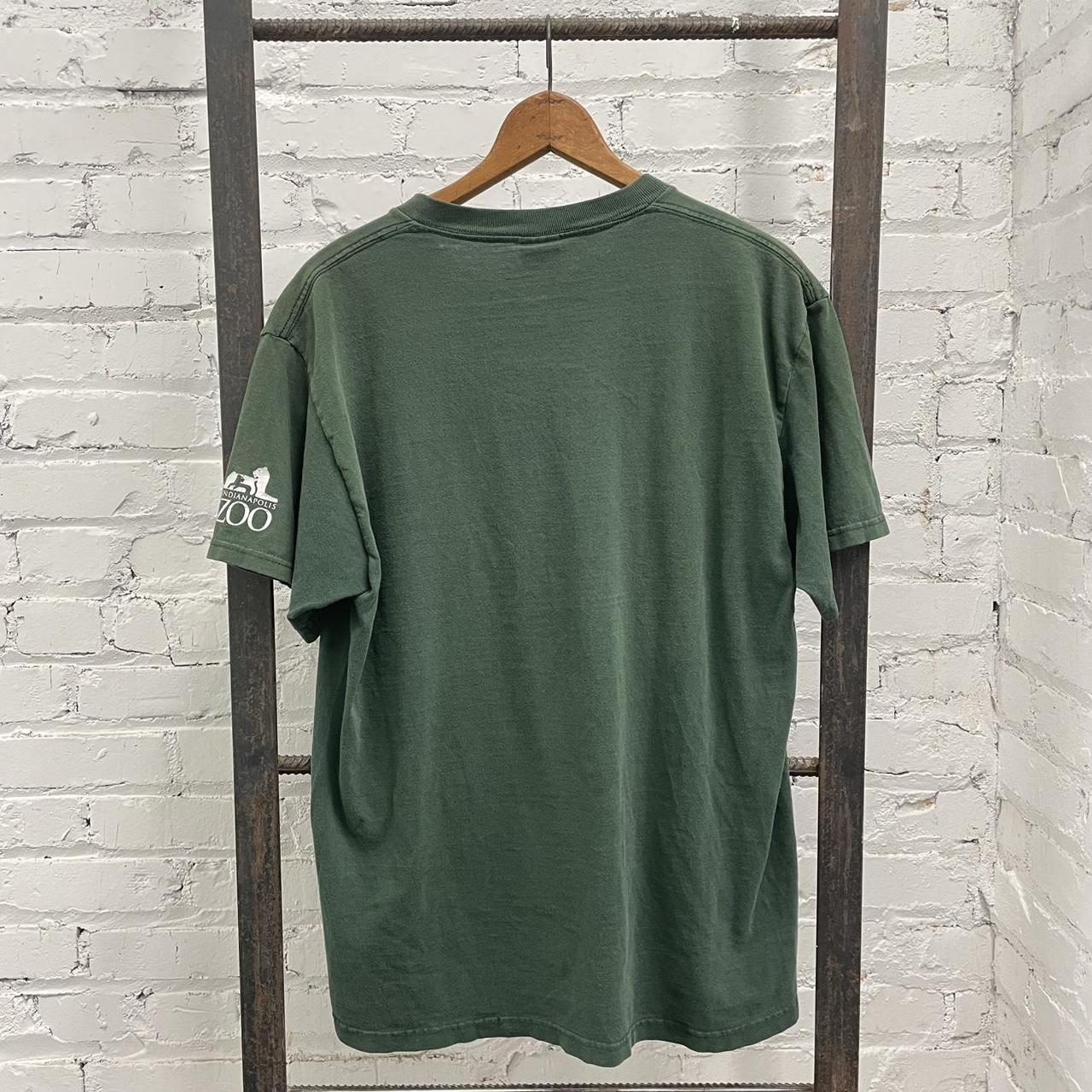 Fruit of the Loom Men's Green T-shirt | Depop